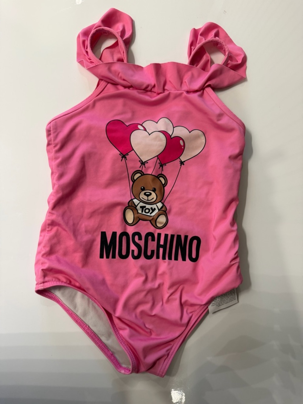 Moschino Hot Pink Teddy Balloon One-Piece